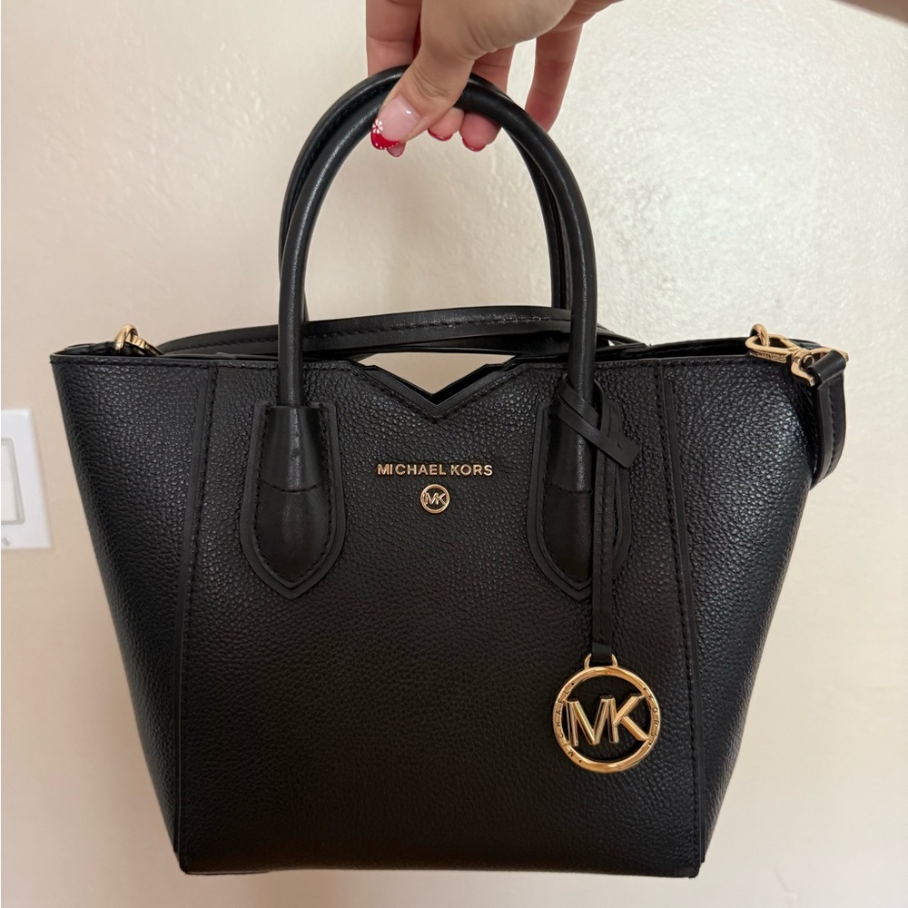 Michael Kors Black Structured Crossbody LIKE NEW